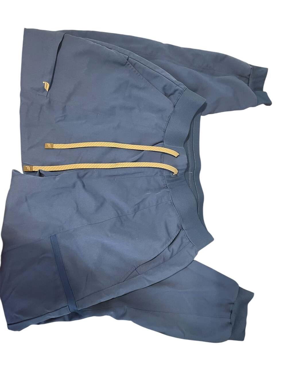 Fabletics Method Flex 2-Pocket Scrub Bottom Size M Royal Blue Read